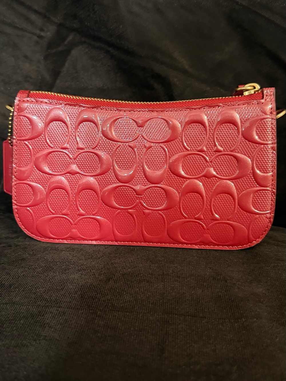 Coach  Penn Shoulder Bag  Signature Leather Wristlet with Removable Strap - Picture 4 of 9
